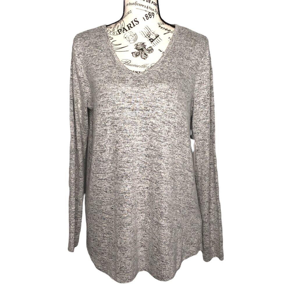 Pink Clover MEDIUM Artemis Button Down Back Detail Knit Top - Stitch Fix Elbow